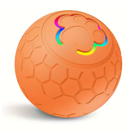 Smart LED bouncing pet ball