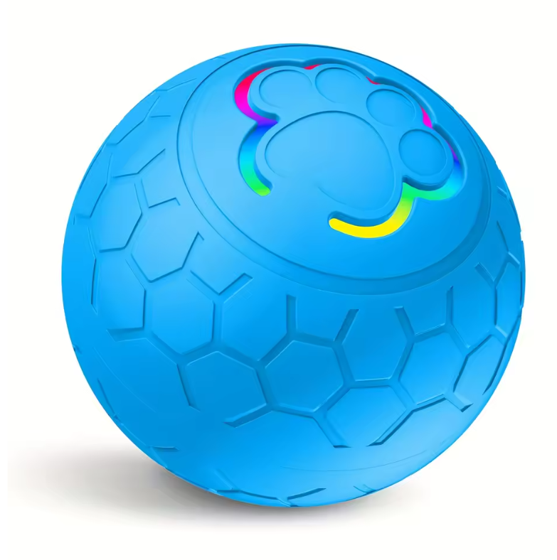 Smart LED bouncing pet ball