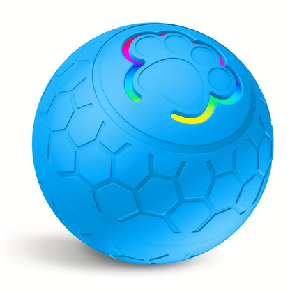 Smart LED bouncing pet ball