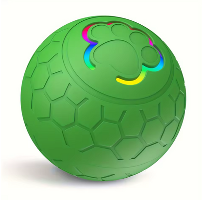 Smart LED bouncing pet ball